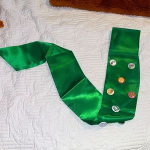 Girl Scout Costume Sash 💚